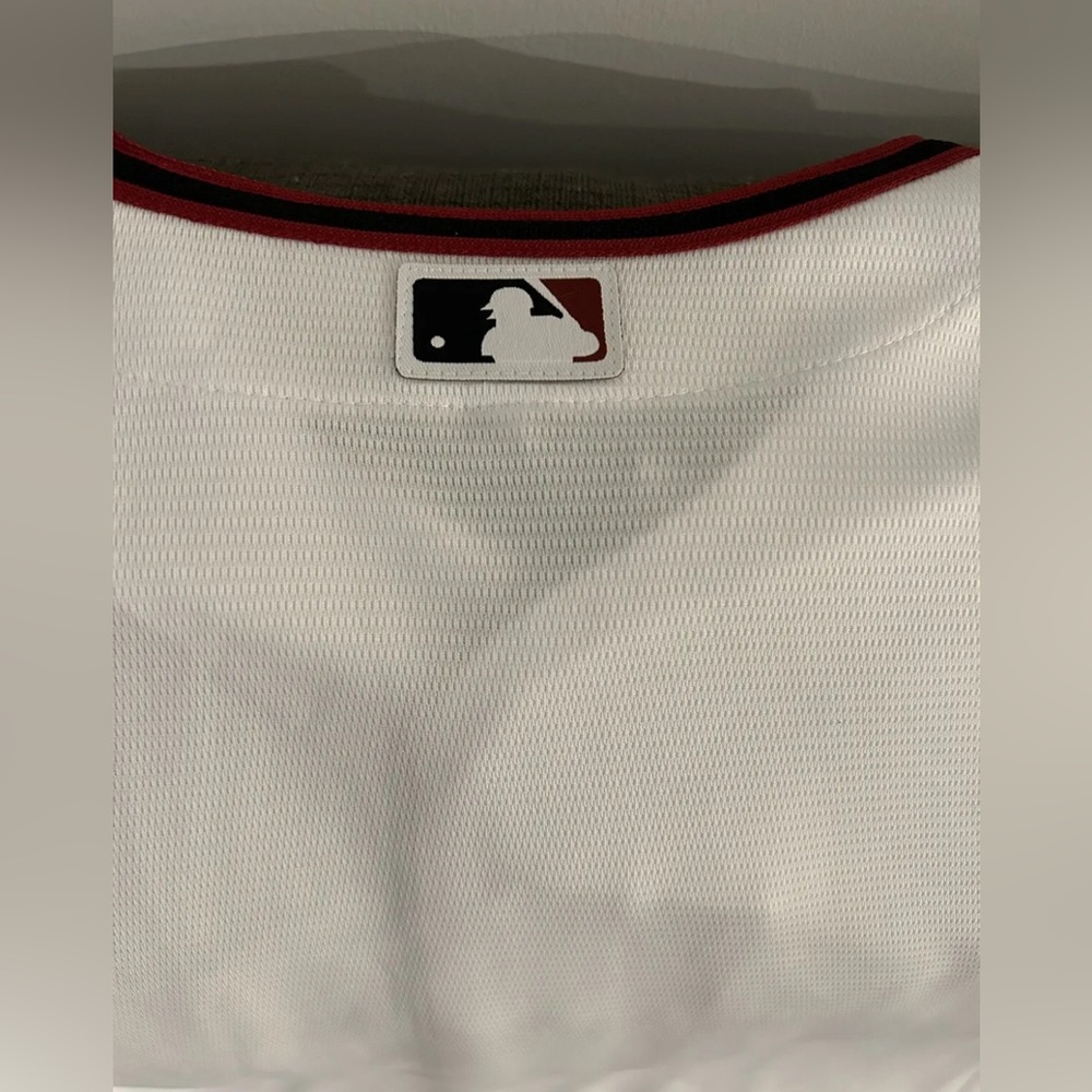 Nike Arizona Diamondbacks Baseball MLB White Jersey Men’s Size XL - Picture 6 of 6